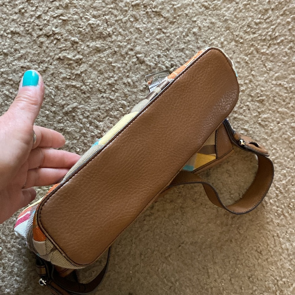 Etienne Aigner Multicolor Patchwork Shoulder Bag - image 8